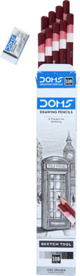 DOMS Drawing and Sketching 10B Pencil(Pack of 40)