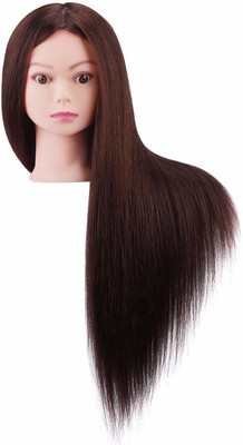 D-DIVINE  DumStyling Dummy  28-30 inch Long  Styling Training Head Cosmetology Doll Head dressing for do,Braiding,Cutting Practice with Free Clamp Hair Extension