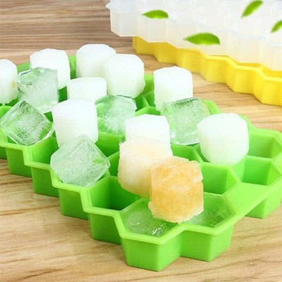 Nexshop Green Silicone Ice Cube Tray(Pack of2)