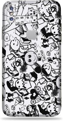 OggyBaba Apple iPhone X, Phone Back side Protector and Camera Protector Mobile Skin(Ultra Super Doodle Skin Skin Matte Finish)