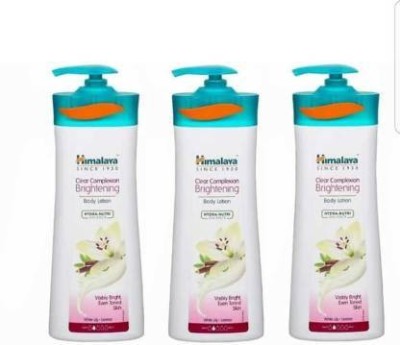 HIMALAYA Clear Complexion Brightening Body Lotion for Normal Skin (400 ml) x 3(1200 ml)