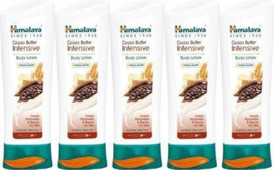 HIMALAYA Herbals Cocoa Butter Intensive Body Lotion, 200ml x 5(1000 ml)