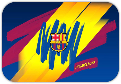 Monk Matters FC Barcelona Football Club Abstract Design Non-Slip Rubber Base Gaming & Laptop (MPAD00335) Non Slip Base Mousepad(Multicolor)