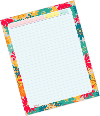 ESCAPER Premium Multicolor Series Ruled A4 70 gsm A4 paper(Set of 1, Multicolor)