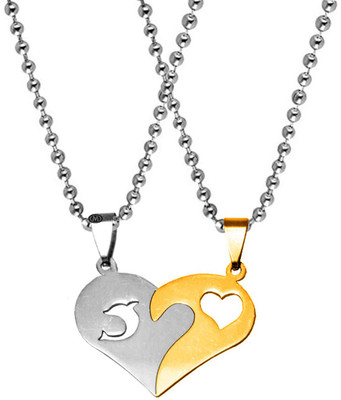 Shiv Jagdamba Titanium Stainless Steel Pendant Set