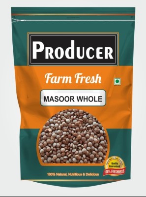 PRODUCER Black Masoor Dal (Whole) (Black Masoor Whole, Sabut Kali Masoor, black Lentils Gram)(500 g)