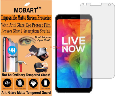 MOBART Impossible Screen Guard for LG Q7 (Flexible Matte)(Pack of 1)
