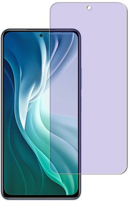 MUTAALI Tempered Glass Guard for POCO F3 Front Anti Blue(Pack of 1)