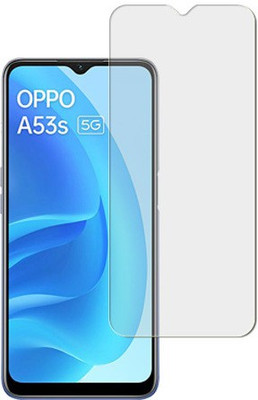 MUTAALI Tempered Glass Guard for OPPO A53s 5G Front Matte(Pack of 1)