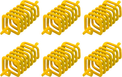 TREEMAISON VASTU YELLOW SQUARE CLOCKWISE SPRING USE TO BOOST OF THE ENERGY FIELD (ST-6) Decorative Showpiece  -  5 cm(Metal, Yellow)