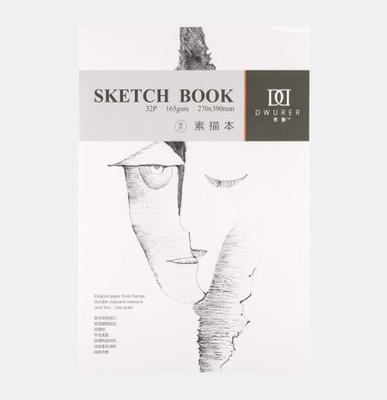 ARTRACK Sketch Pad 32 Sheets/64 Pages 110gsm 195x270mm European Paper - Ideal for All Types of Sketching & Drawing Sketch Pad(32 Sheets)