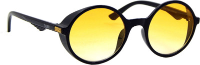 Els Round Sunglasses(For Men & Women, Brown)