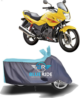 THE REAL ARV Waterproof Two Wheeler Cover for Hero(Karizma, Blue, Grey)