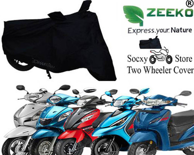 THE REAL ARV Two Wheeler Cover for Honda(Scooty, Black)