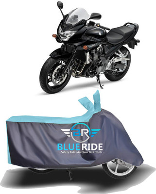 BLOERIDE Two Wheeler Cover for Suzuki(Bandit, Blue, Grey)