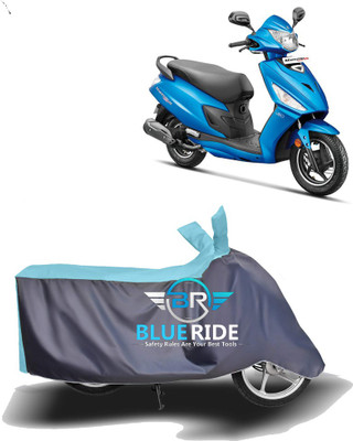 THE REAL ARV Waterproof Two Wheeler Cover for Hero(Maestro, Blue, Grey)
