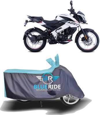 BLORIDE Two Wheeler Cover for Bajaj(Pulsar NS 160, Blue, Grey)