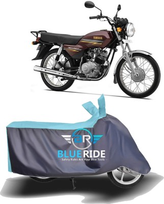 BLUERIDE Two Wheeler Cover for Yamaha(Crux, Blue, Grey)