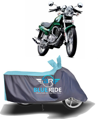 BLOERIDE Two Wheeler Cover for TVS(Fiero FX, Blue, Grey)