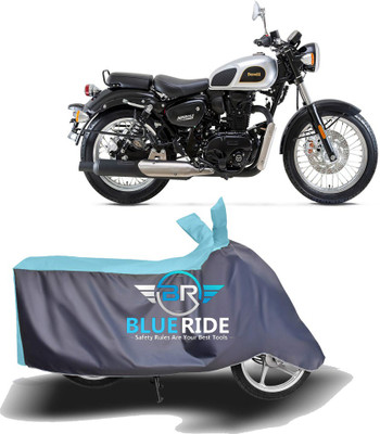 BLORIDE Two Wheeler Cover for Benelli(Imperiale 400, Blue, Grey)