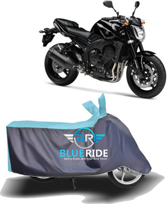 THE REAL ARV Waterproof Two Wheeler Cover for Yamaha(FZ1, Blue, Grey)