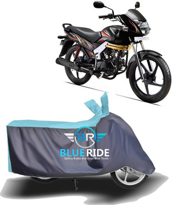 BLOERIDE Two Wheeler Cover for Mahindra(Centuro XT, Blue, Grey)