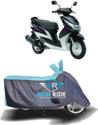 THE REAL ARV Waterproof Two Wheeler Cover for Yamaha(Ray, Blue, Grey)
