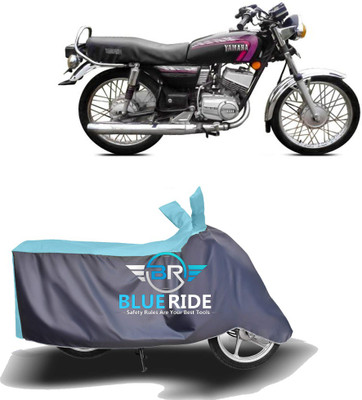 BLOERIDE Two Wheeler Cover for Yamaha(RXG, Blue, Grey)
