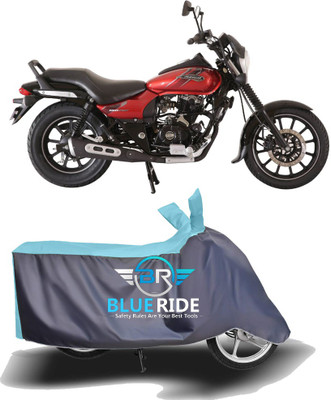 THE REAL ARV Waterproof Two Wheeler Cover for Bajaj(Avenger 180 Street, Blue, Grey)