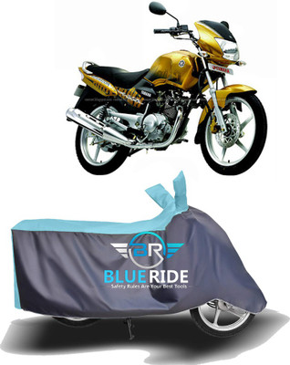 BLOERIDE Two Wheeler Cover for Yamaha(Gladiator Graffitti, Blue, Grey)