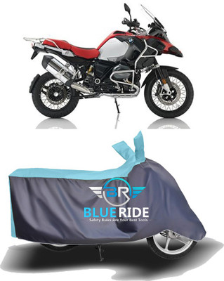 BLORIDE Two Wheeler Cover for BMW(R 1200 GS, Blue, Grey)