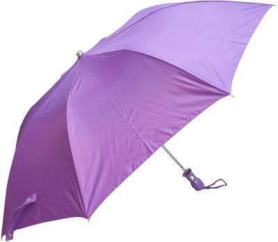 PGen 2 Fold Nylon fabric Fashionable Umbrella for Rain, Monsoon, Sun. Umbrella(Purple)