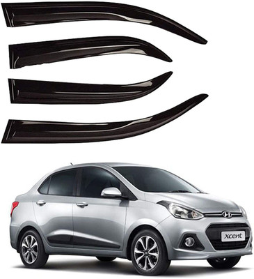 ORISTO For Front, Rear Wind Deflector(Tinted Hyundai Xcent)