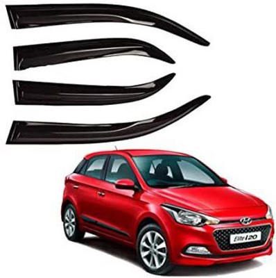 ORISTO For Front, Rear Wind Deflector(Tinted Hyundai Elite i20)