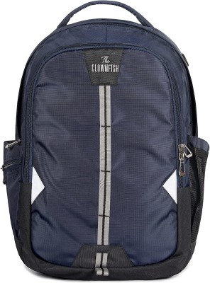 The CLOWNFISH Sierra 48 Litres Polyester Unisex Travel Backpack Rucksack for Outdoor Sports Camp Trek (Dark Blue) 48 L Laptop Backpack(Blue)