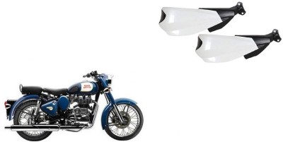 Buras NEW WHITE SHINING PROTECTIVE HANDGUARD FOR NEW ROYALE ENFIELD QUALITY PRODUCT FOR THE BIKERS Handlebar Hand Guard(Royal Enfield)