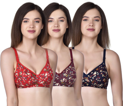ESOROUCHA Padded-kamini Women Everyday Lightly Padded Bra(Multicolor)
