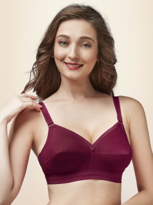 Trylo NAMRATA Women Full Coverage Non Padded Bra(Maroon)