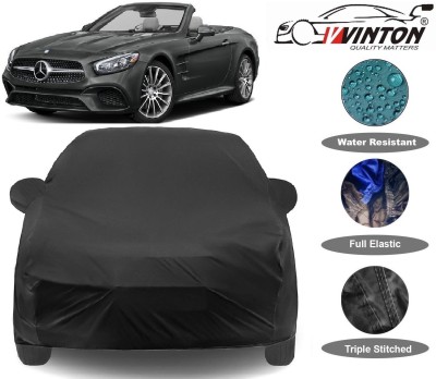 V VINTON Car Cover For Mercedes Benz S-Class (With Mirror Pockets)(Black)