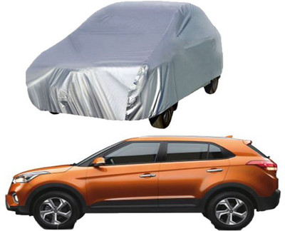 Gali Bazar Car Cover For Hyundai Accent 1.5i (With Mirror Pockets)(Silver, For 2018 Models)