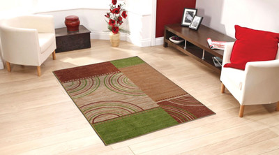 STATUS Multicolor Polyester Carpet(3 ft,  X 5 ft, Rectangle)