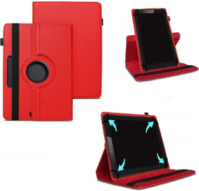HITFIT Flip Cover for Lenovo Tab M10 Plus (10.3 Inch) (TB-X606F/TB-X606X)(Red, Rugged Armor, Pack of: 1)