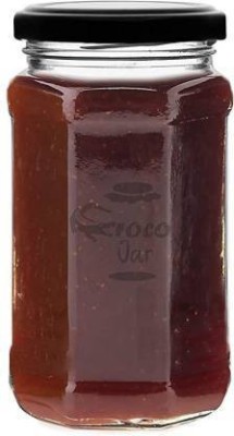 CROCO JAR Glass Cereal Dispenser  - 500 ml(Pack of 12, Silver)