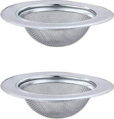 Vadhavan Kitchen Sink Stainless Steel Push Down Strainer(11 cm Set of 2)