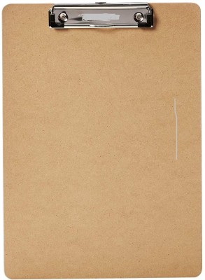 CRAFTSFY Paper Clipboard Drawing Writing Pad, Horizontal Hardboard Exam Board for Kids/Students Wood Exam Pad, Examination Writing Pad (Wooden, 13 X 9 Inch) (Pack of 1 pcs)(Set of 1, Brown)