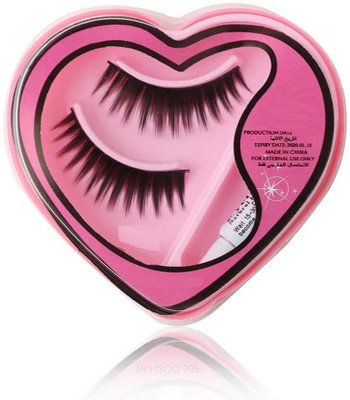 Latixmat Natural Thick Long False Eyelashes(Pack of 1)