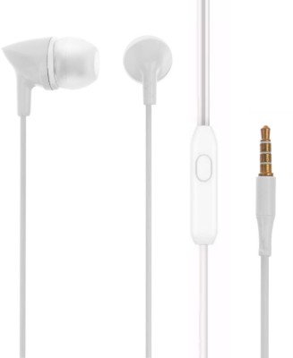 Meyaar Beex HD Sound Metal in-Ear Headset Earphones with Mic Wired Headset(White, High Definition Audio, in-Ear Headphones, Abhinandan Beex Series, In the Ear)