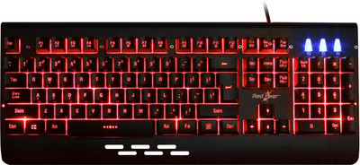 Redgear Blaze 7 Wired USB Gaming Keyboard(Black)