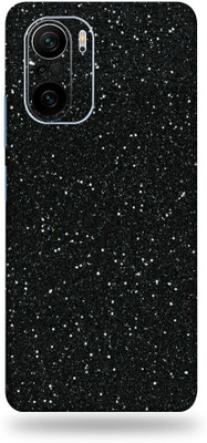 Satisfactory Mi 11X Pro Mobile Skin(Black-Glitter Skin With Matte Finish)