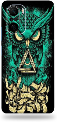 OggyBaba Mi 11X Pro, Phone Back side Protector and Camera Protector Mobile Skin(Ultra Super Angry-Owl Skin Skin Gloss Finish)